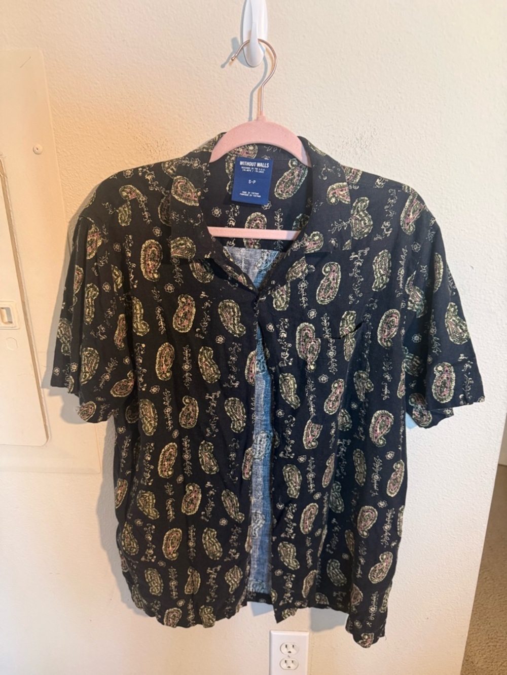 Without Walls Paisley Men’s Button Up Shirt